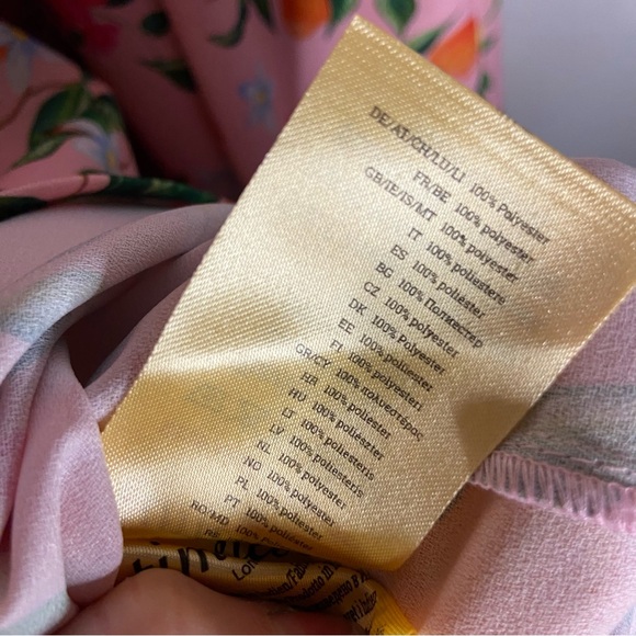 Floral Midi Dress in Pink and Orange - Picture 14 of 14